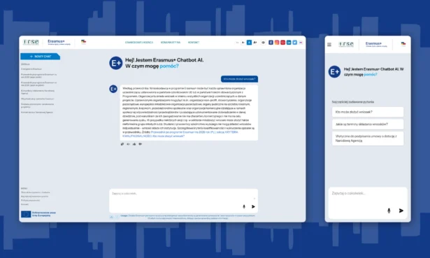 Projekt chatbota na stronie FRSE odpowiadającego na pytania dotyczące programu Erasmus+