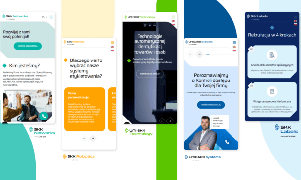 UNI+SKK Group – a corporate website ecosystem for a capital group
